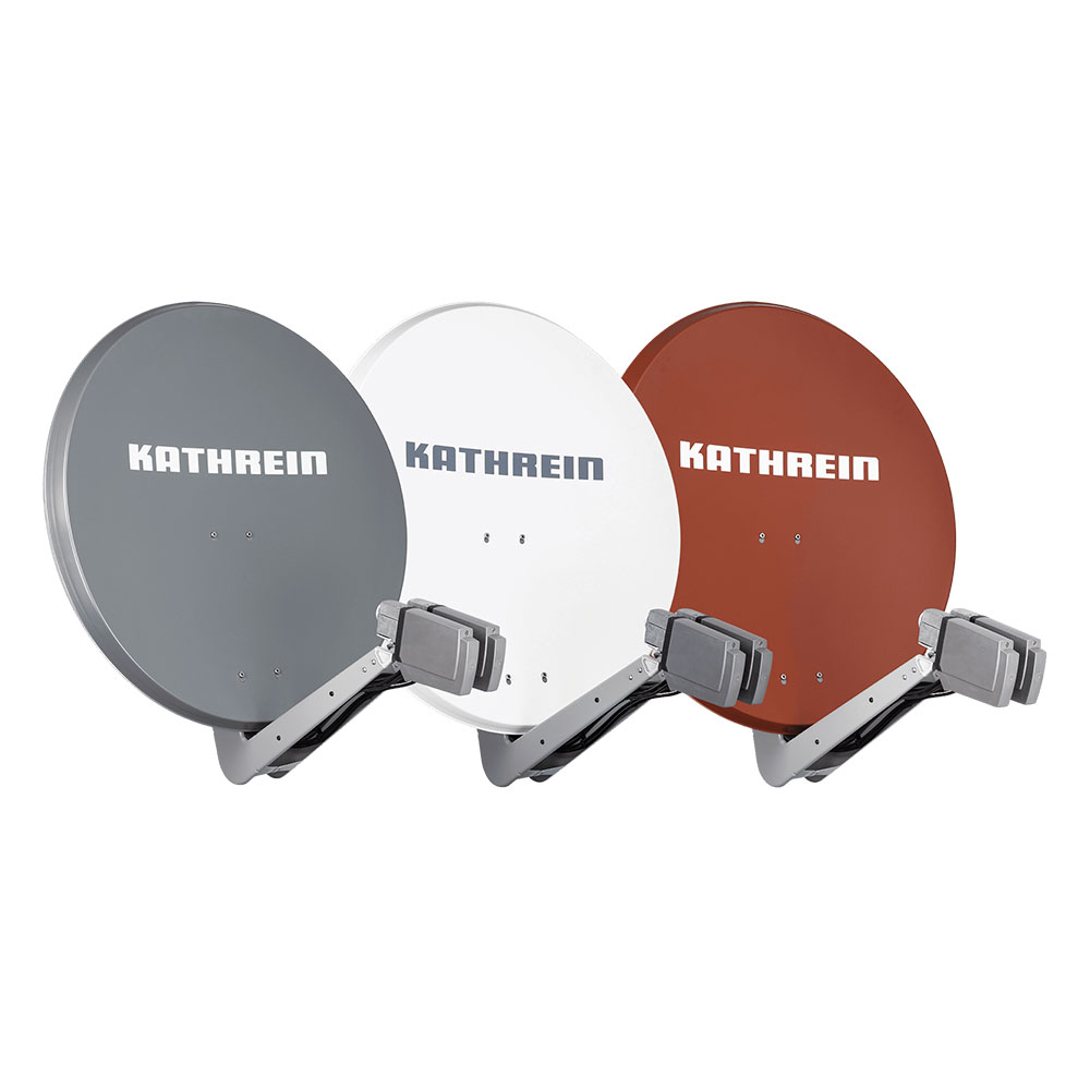 Kathrein CAS 90 graphit 90cm Sat Alu Spiegel Satelliten Antenne Multifeed Reflektor 90gr