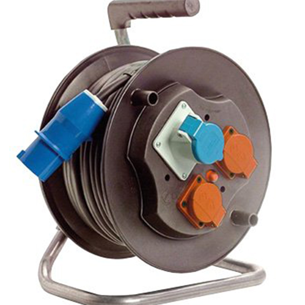 838_0-Kopie Kabeltrommel CEE robuste Campingkabeltrommel 25 m 25m