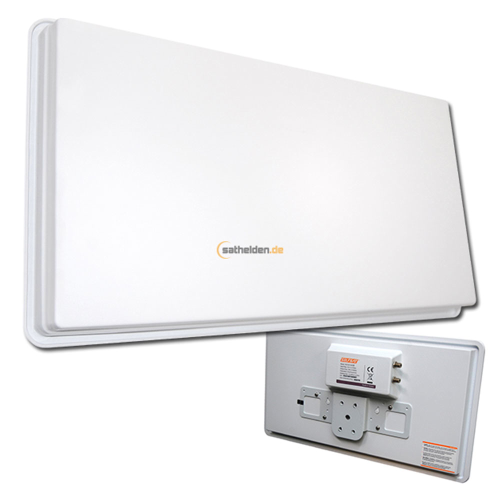 Selfsat H30D2 Twin Flachantenne Sat Satelliten Spiegel Antenne