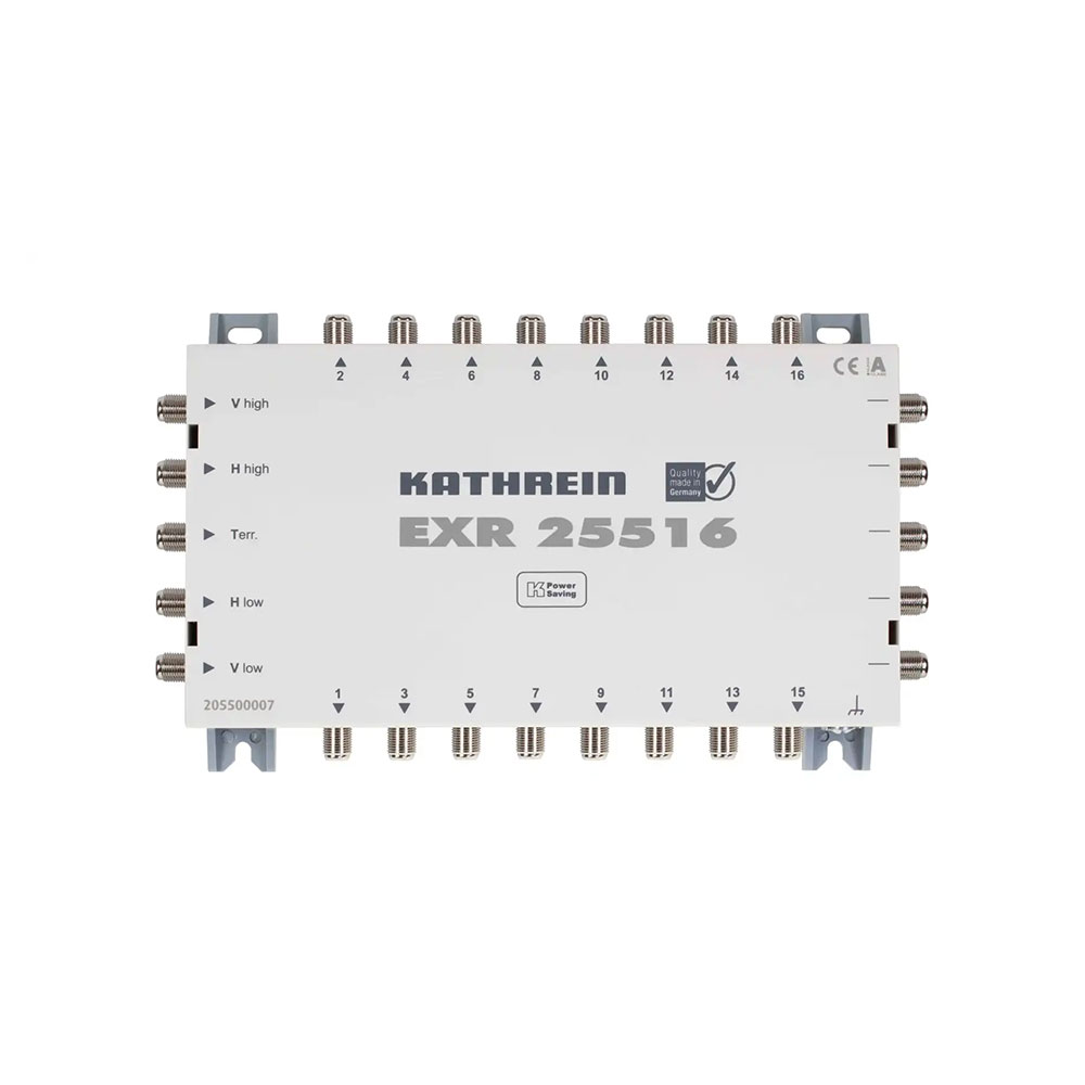 Kathrein EXR 25516 5/16 Sat Multischalter Verteiler Speisesystem Kaskadierbar Kaskade Quad LNB tauglich Multiswitch