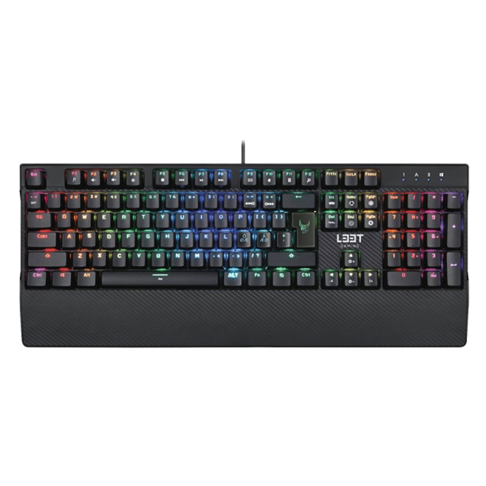 ZL003-Kopie L33T MEGINGJÖRD Gaming-Tastatur vollmechanisch RGB US-Layout PC beleuchtet
