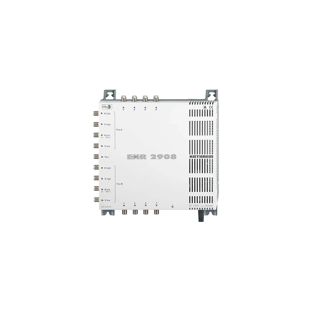 Kathrein EXR 2908 9/8 Sat Multischalter Verteiler Speisesystem Quad LNB tauglich kaskadierbar