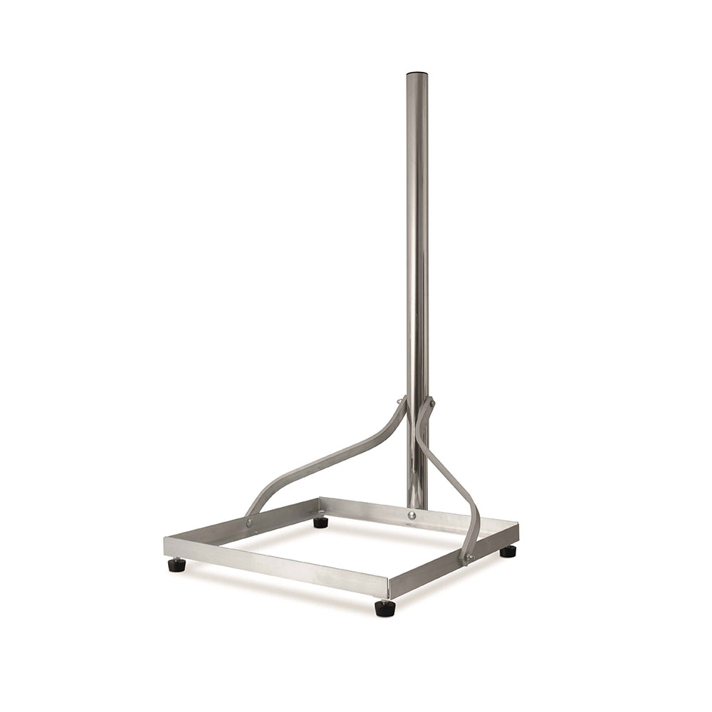 Kathrein ZAS 100 Balkonständer Aluminium 1x50cm Grundplatte 60mm Rohrdurchmesser für bis zu 65cm 