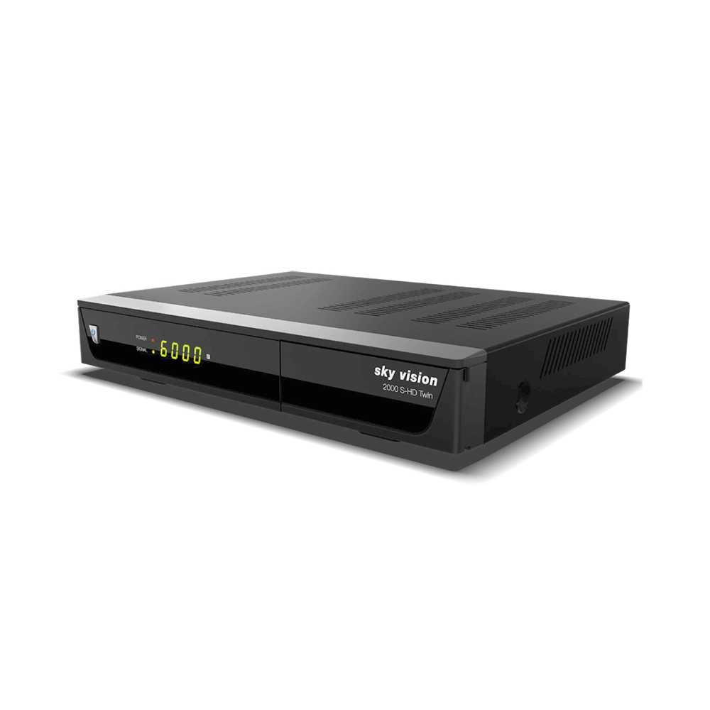 Sky Vision 2000 S-HD Twin  HDTV Sat Satelliten Receiver Live Stream PVR gebraucht