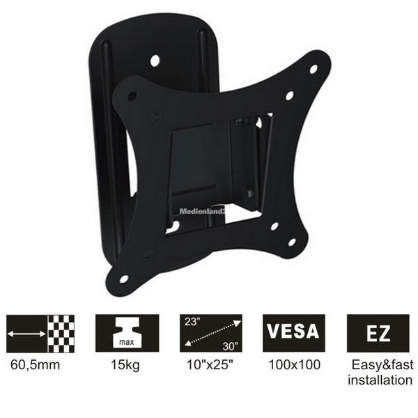 opticum_ax_flexi_25_ml Opticum AX Flexi 25 LED TV Wandhalterung 10" - 25" neigbar Vesa 100x100mm