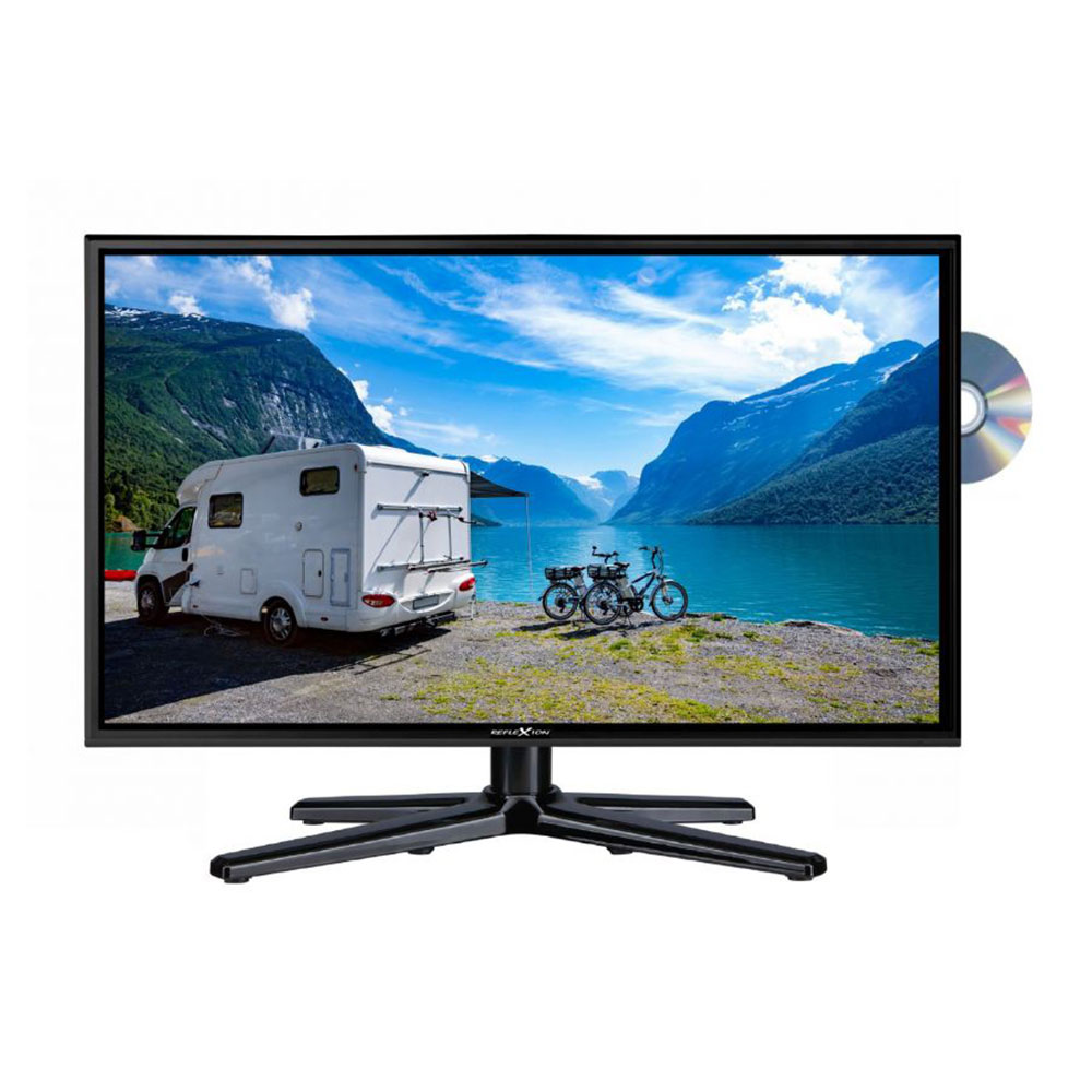 Reflexion LDDW190 19 Zoll DVD Fernseher 19" LED TV DVB-S2 DVB-T2 HD HDTV 12V 230V Camping