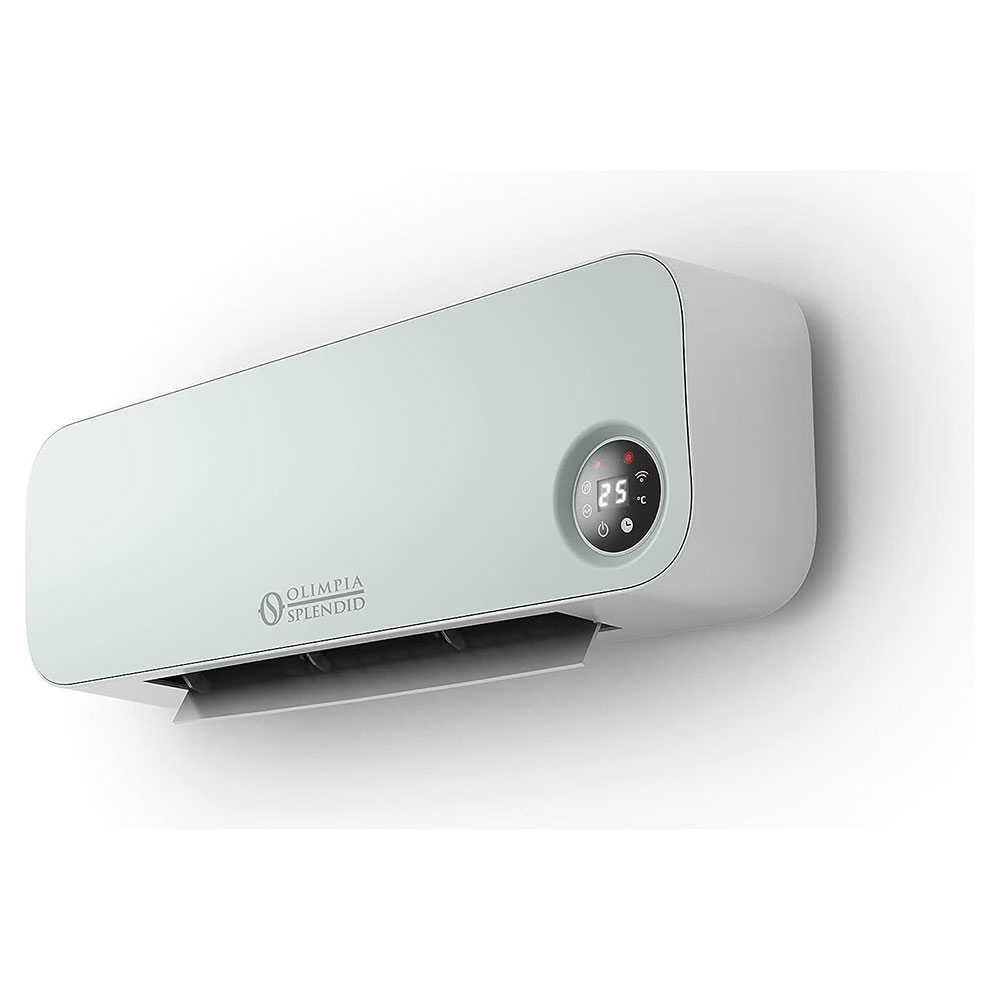 Olimpia Splendid CALDO SKY G WiFi Keramik-Wandheizlüfter 2000 W Heizlüfter bis 60m³ hellgrün