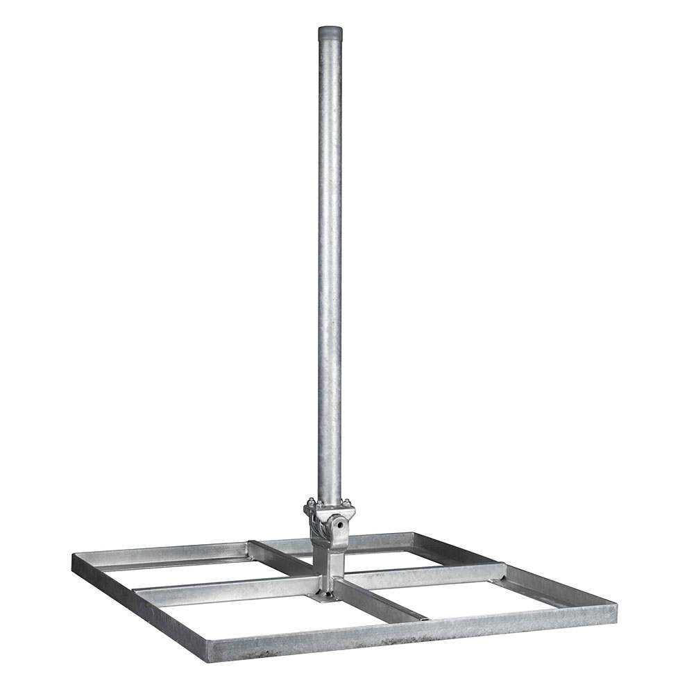 Kathrein ZAS 140 Flachdachständer passend für SAT-Antennen bis Ø 90 cm  Stahl 50mm Rohrdurchmesser