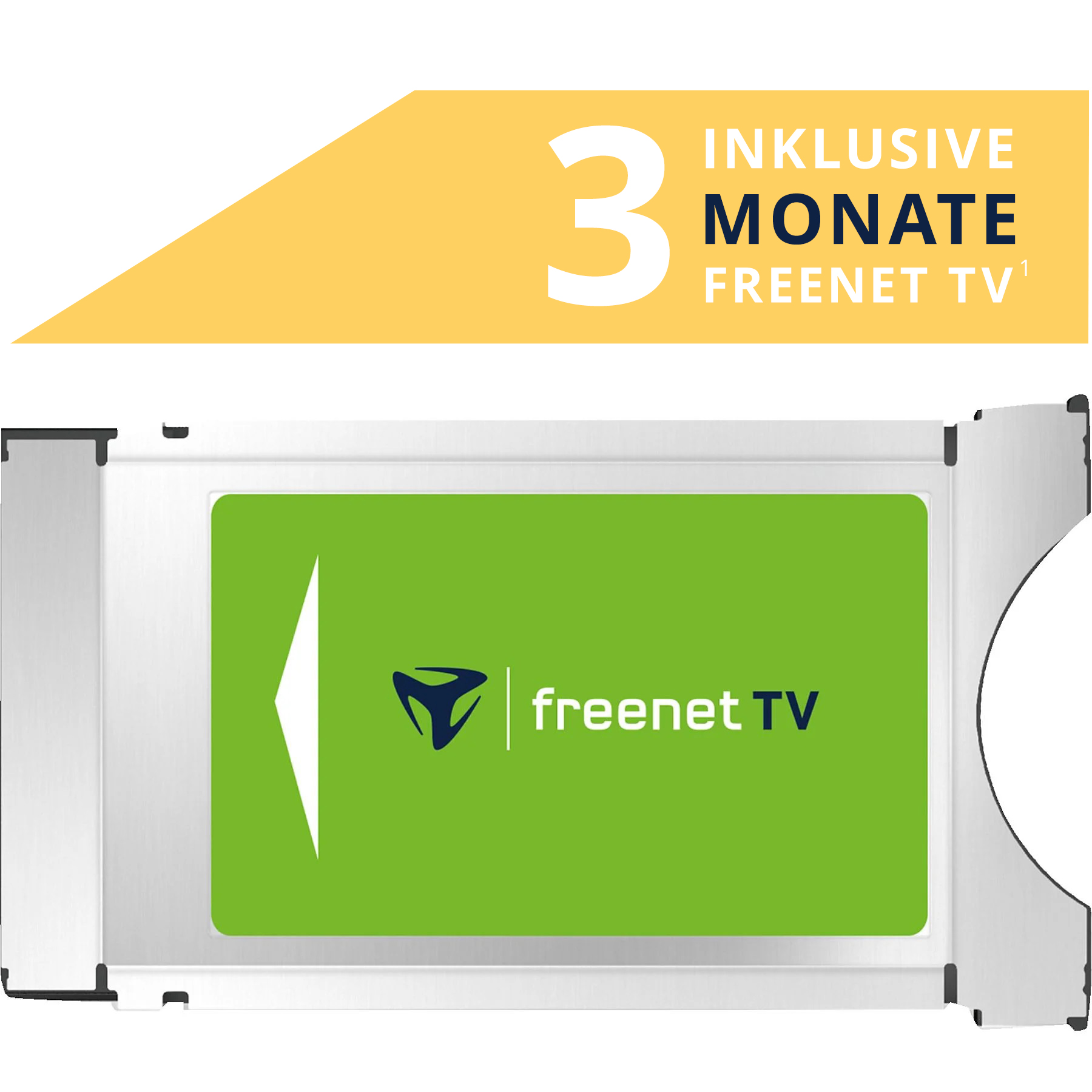 FREENET TV CI+ Modul 3 Monate DVB-T2 HD  Empfang HDTV Satelliten CI Plus