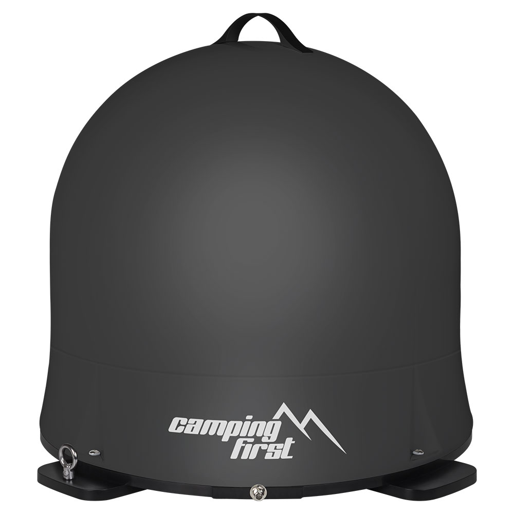 Camping First Satmex Dome grau portable mobile vollautomatische Sat Antenne Satelliten System