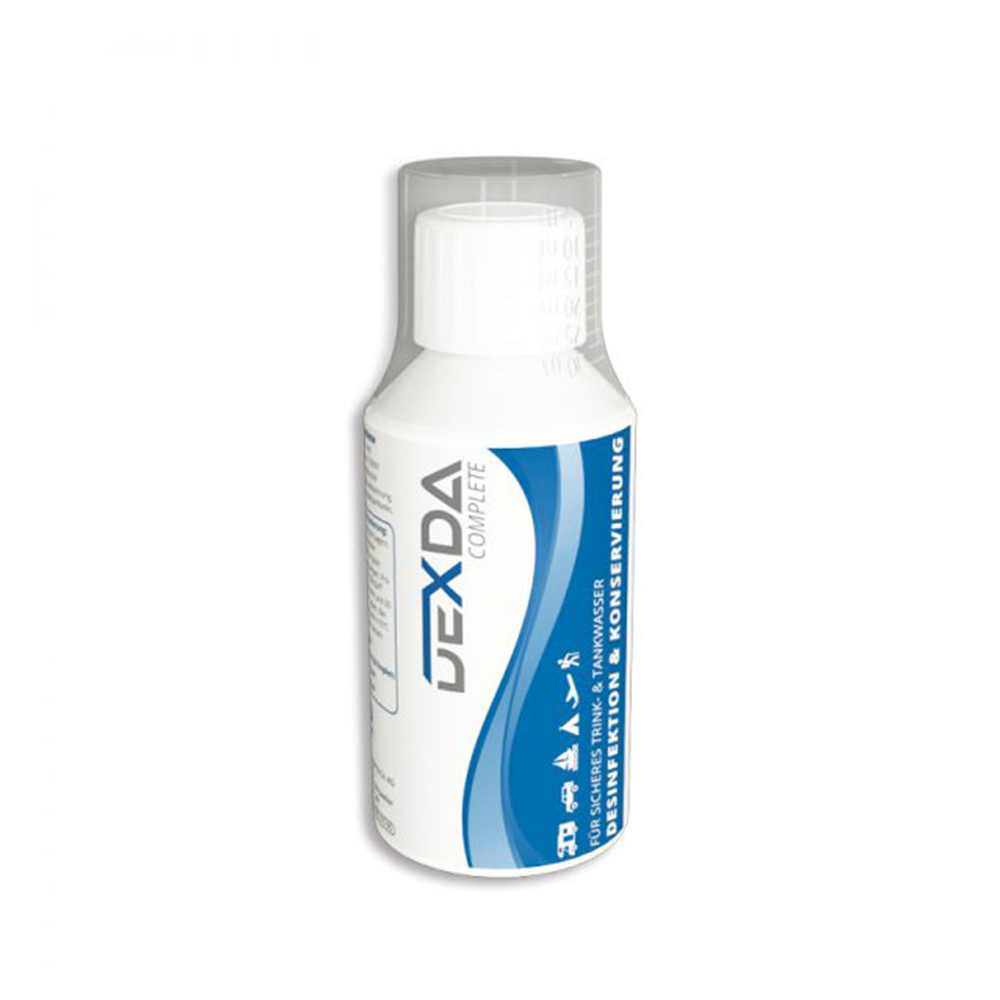 DEXDA complete bis 1200l 120ml Tankreinigung Leitungsdesinfektion Reiniger Trinkwasserdesinfektion