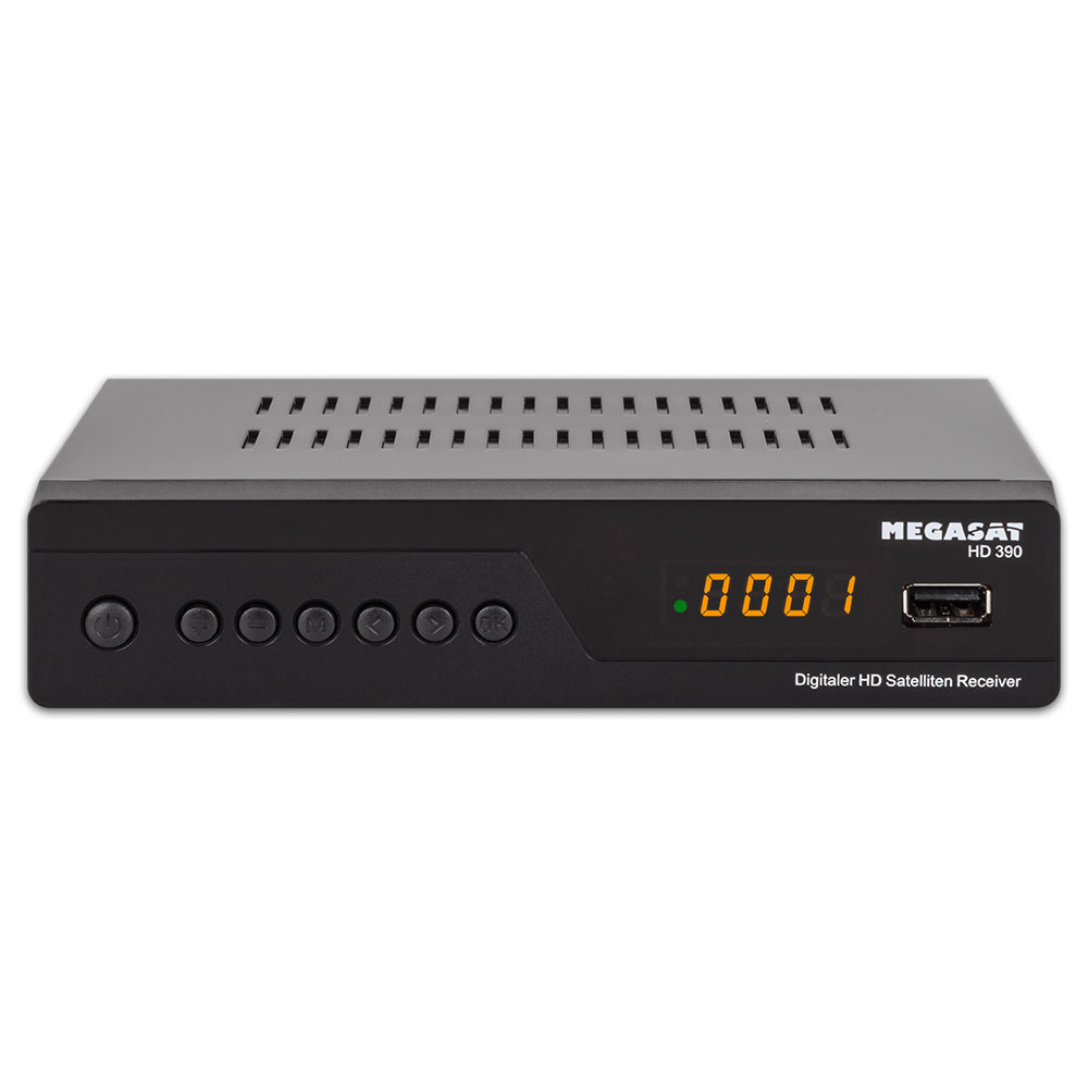 Megasat HD 390 HDTV Sat Receiver digital Full HD 1080p USB Unicable