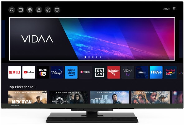 Toshiba 32LV3E63DA LED-Fernseher 80cm 32 Zoll Smart TV HDR Full HD gebraucht