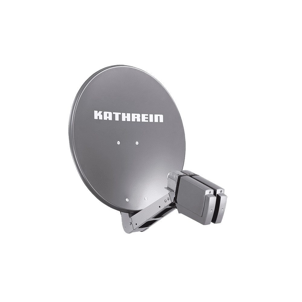 Kathrein CAS 60 graphit 57cm Sat Alu Spiegel Satelliten Antenne Multifeed 