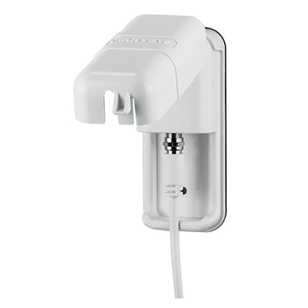 5015n-Kopie Maxview Antennen Außensteckdose für F-Stecker F-Anschluss weiß Sat