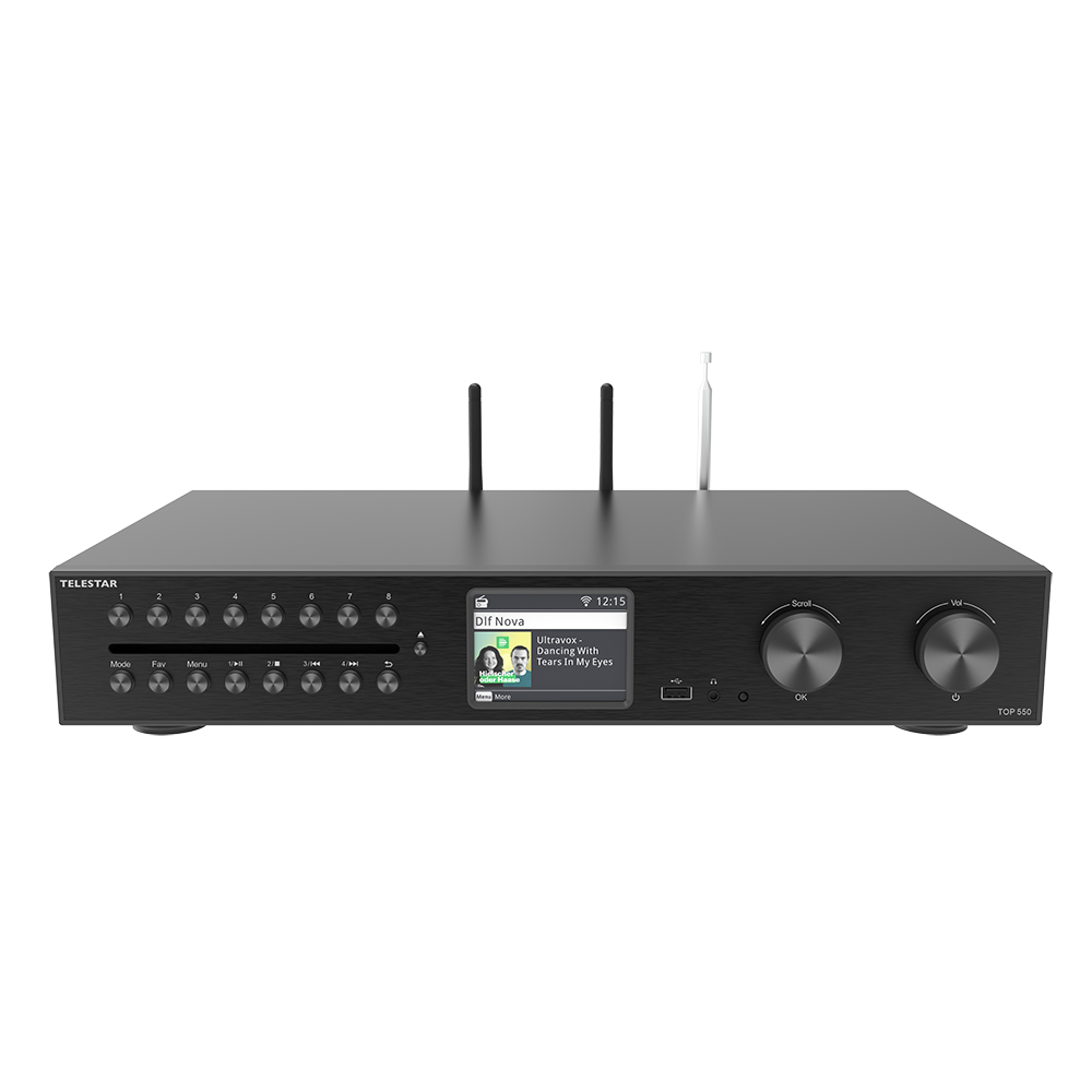 TELESTAR TOP 550 All-In-One-HiFi-System mit DAB+ UKW INTERNET Radio ...