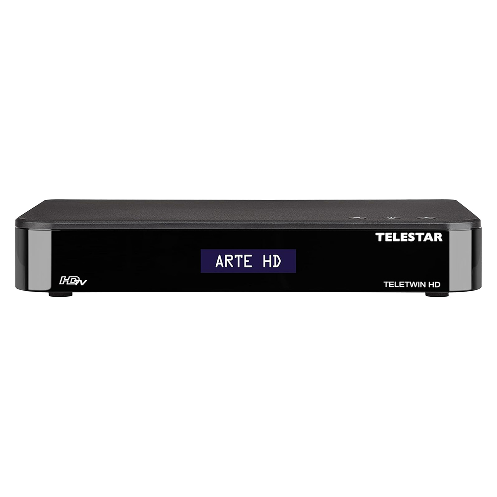 TELESTAR Teletwin HD Sat-Twin Receiver  HDTV Sat Satelliten USB Recording PVR SAT>IP
