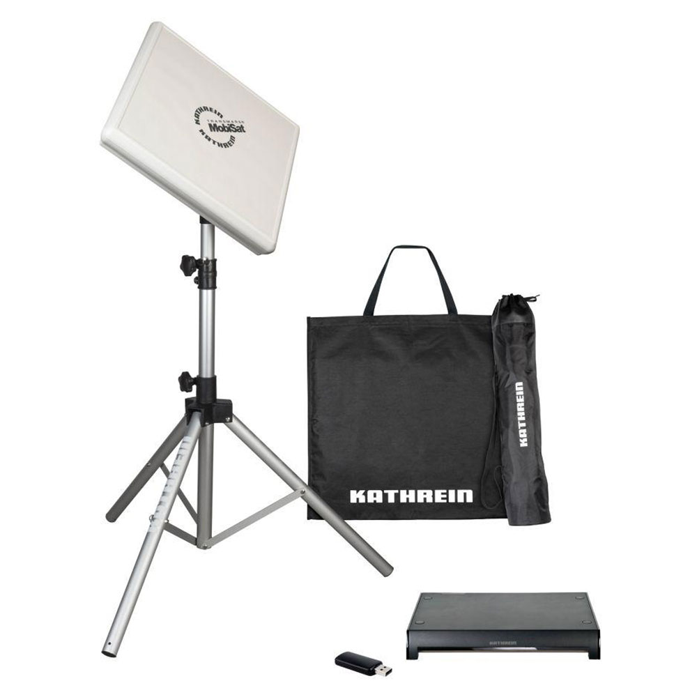 Kathrein HDS 166 plus Antennen- Set Streaming Satelliten Anlage Camping Twin gebraucht