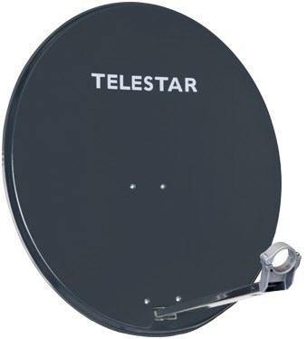 Telestar DIGIRAPID 60A dunkelgrau 60 cm Aluminium Alu Sat Satelliten Spiegel Antenne