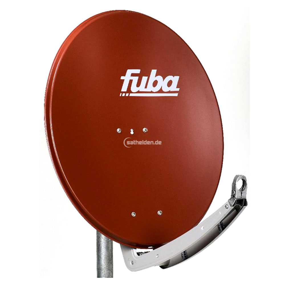 Fuba DAA 850 R Satellitenspiegel 85 cm rot Alu Satelliten Sat Spiegel Schüssel