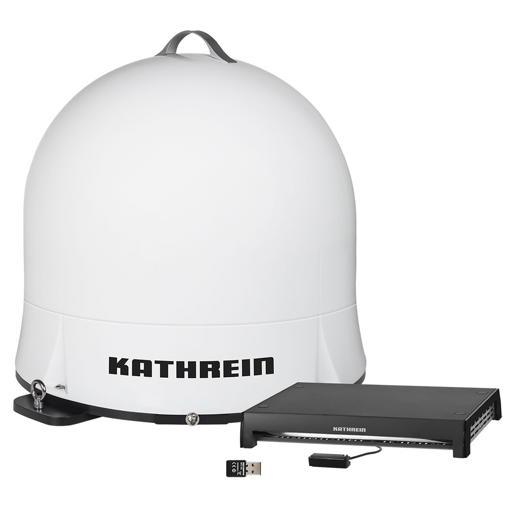 Kathrein CAP 550M plus mobile portable vollautomatische Streaming Sat Antenne Anlage Camping