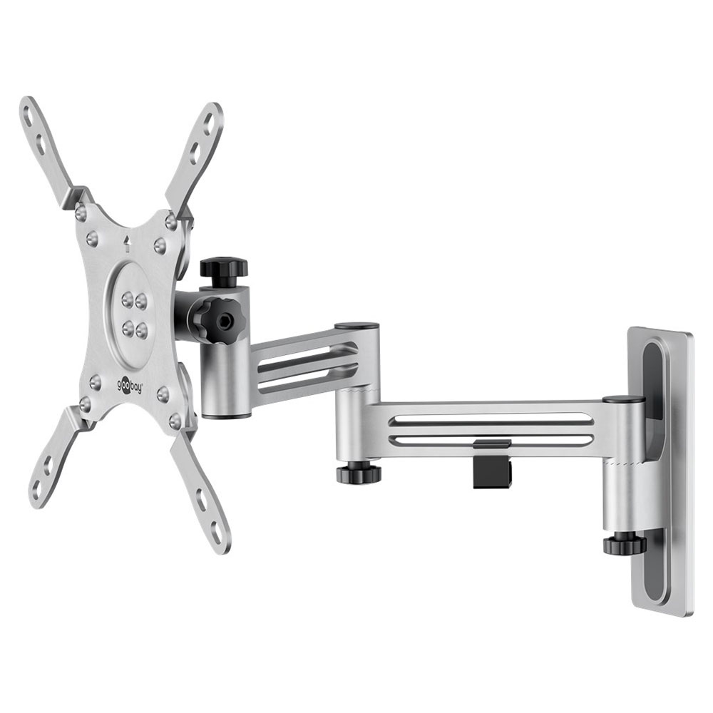 Goobay basic TV Wandhalterung Caravan Fullmotion M für Wohnmobile & Wohnwagen 13 - 43 Zoll LED Fernseher vollbeweglich 