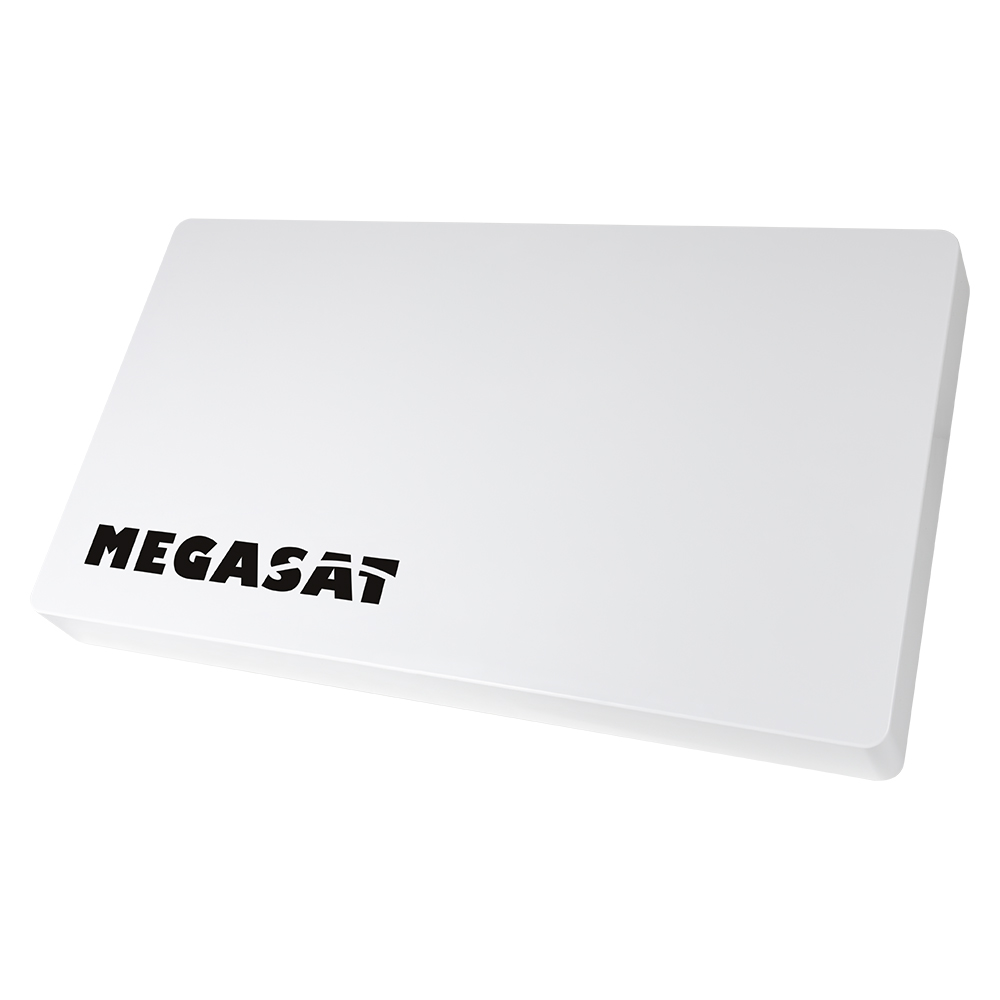 Megasat Flachantenne D2 Profi-Line II Twin Sat Spiegel LNB Satelliten Antenne gebraucht