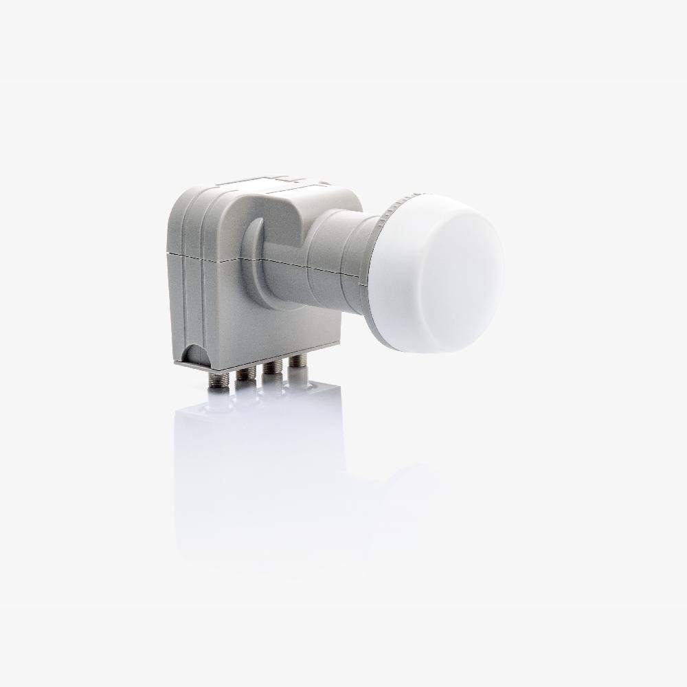 Fuba Quattro LNB DEK 406 Sat LNC DEK406 Full HD 3D 4K 4 Teilnehmer
