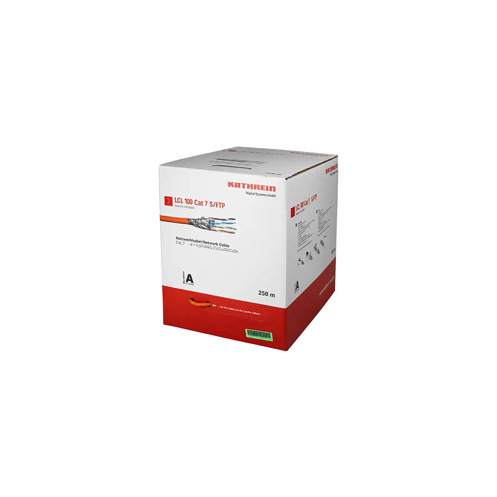 Kathrein LCL 100/250 Netzwerkkabel CAT 7 S/FTP PVC 250m Patchkabel S/FTP-Datenkabel