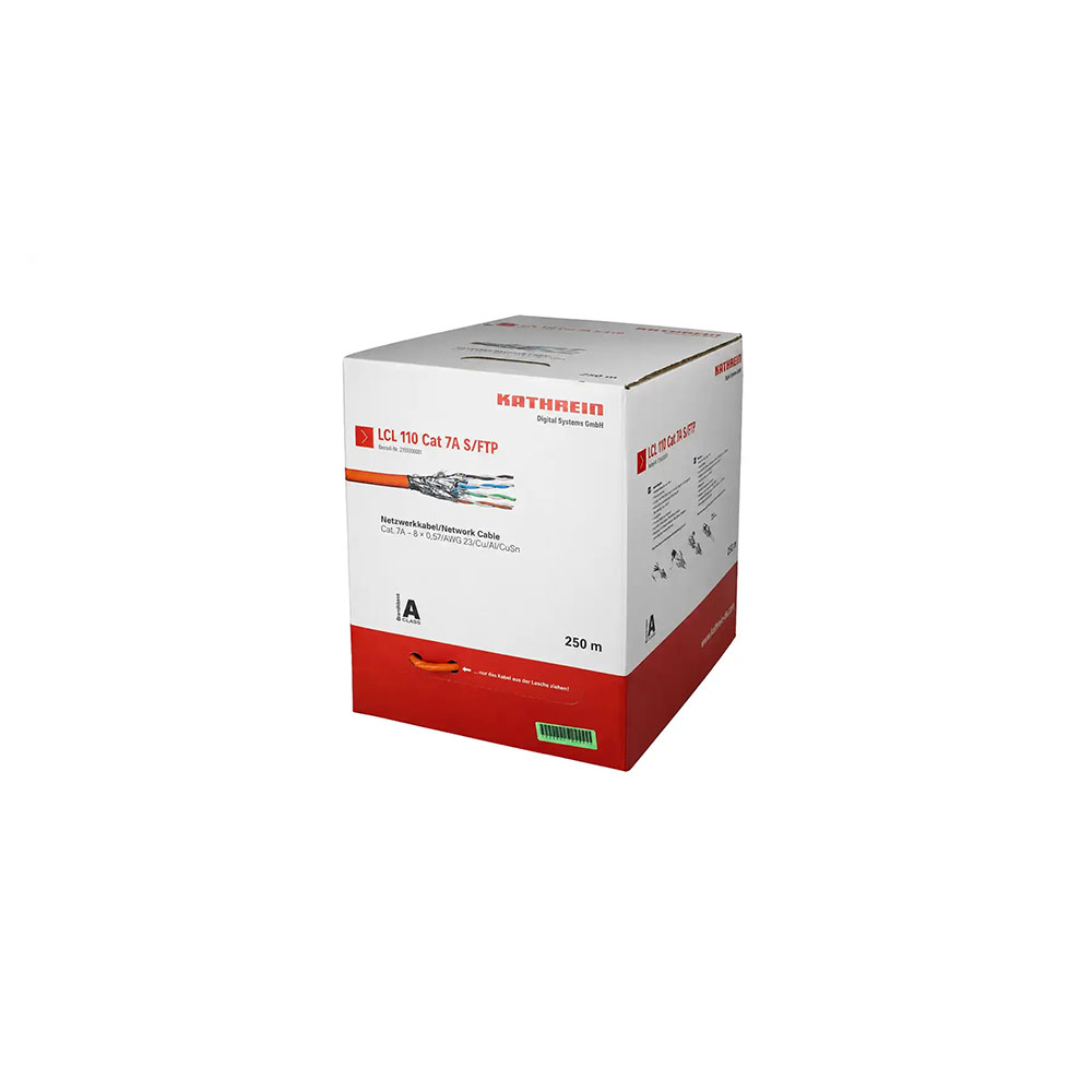 Kathrein LCL 110/250 Netzwerkkabel CAT 7a PVC 250m Patchkabel S/FTP-Datenkabel 7,7mm