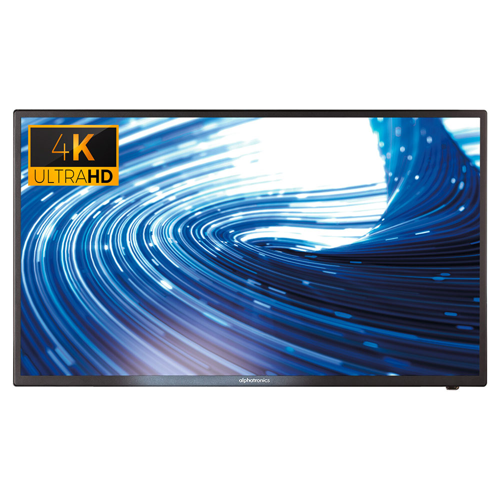 Alphatronics SLA-32 W 4K Camping 32" LED Smart TV DVB-S2/C/T2 Fernseher 12V WebOS PVR gebraucht