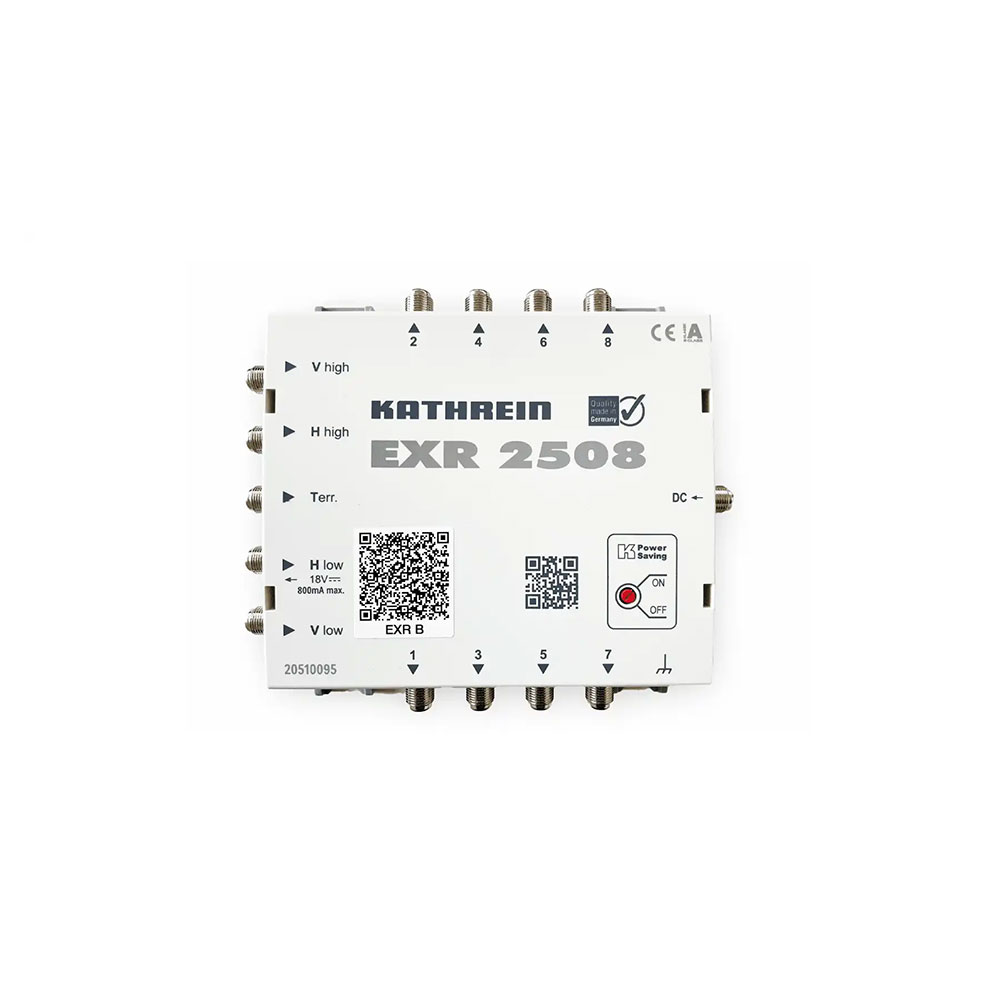 Kathrein EXR 2508 5/8 Sat Multischalter Verteiler Speisesystem Quad LNB tauglich kaskadierbar
