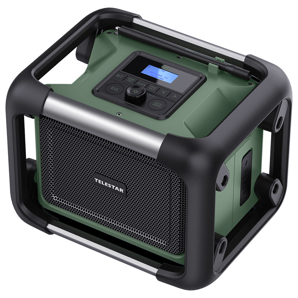 TELESTAR TOP OR 20 Robustes Outdoor-Radio mit DAB+/FM-Empfang Digitalradio Akkubetrieb Baustellenradio