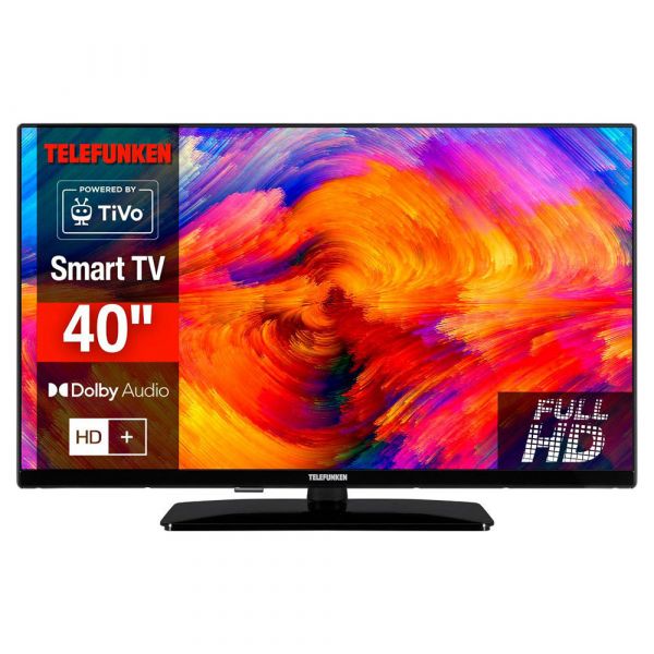 Telefunken D40F755M7CWI LED-Fernseher 102cm 40 Zoll Full HD Smart TV 800Hz DVB-T2/C/S2 gebrauch