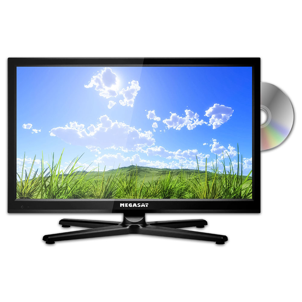 Megasat Royal Line II 22 DVD Camping 21,5 54,6cm LED TV DVB-S2/-T2/-C 12V  230V Fernseher HDTV