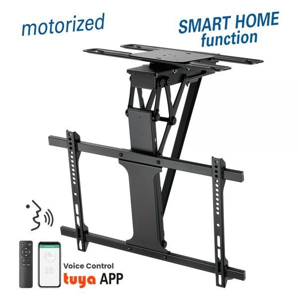 my wall HL 49 ML TV Deckenhalter klappbar motorisiert 32 - 75 Zoll Fernseher sprachgesteuert Smart