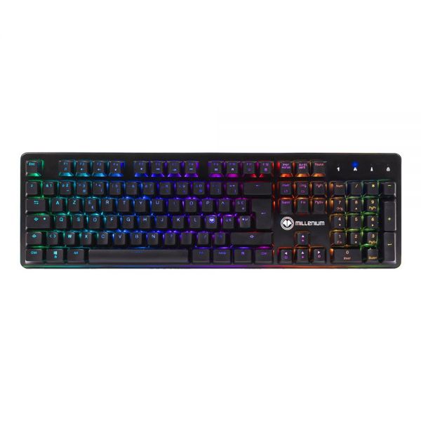 Millenium MT2 Gaming-Tastatur Mechanisch RGB FR-Layout PC beleuchtet