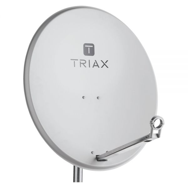 TRIAX TDA 80LG 80 cm Alu Aluminium Sat Satelliten Spiegel Antenne lichtgrau