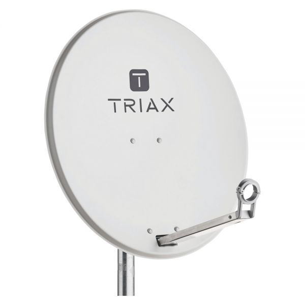 TRIAX TDA 65LG 65 cm Aluminium Alu Sat Satelliten Spiegel Antenne lichtgrau