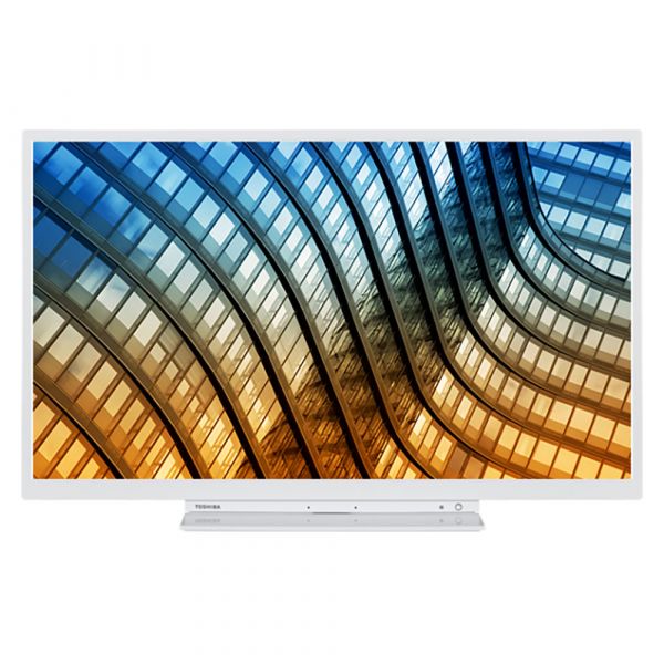 Toshiba 32WK3C64DAY LED-Fernseher 80cm 32 Zoll Smart TV Triple Tuner HD 1200Hz weiß gebraucht