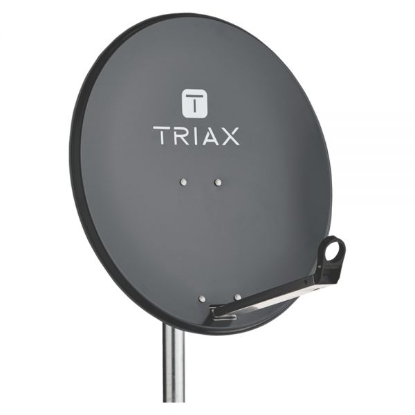 TRIAX TDS 65A 65 cm Stahl Sat Satelliten Spiegel Antenne Anthrazit