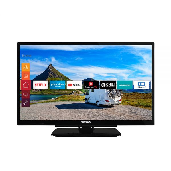 Telefunken XH24G501V LED-Fernseher 61cm 24 Zoll Smart TV 400Hz DVB-T2/C/S2 gebraucht
