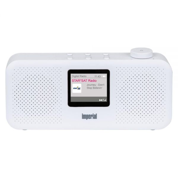 Imperial DABMAN 16 weiß DAB+ Stereoanlage Stereoradio DAB / UKW Radio mobil