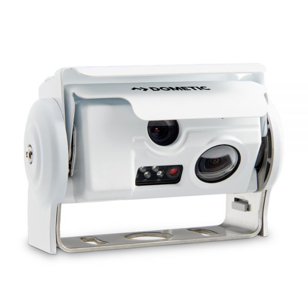 DOMETIC PerfectView CAM 44W NAV Farb-Doppelkamera mit Shutter für Navigationssysteme weiß