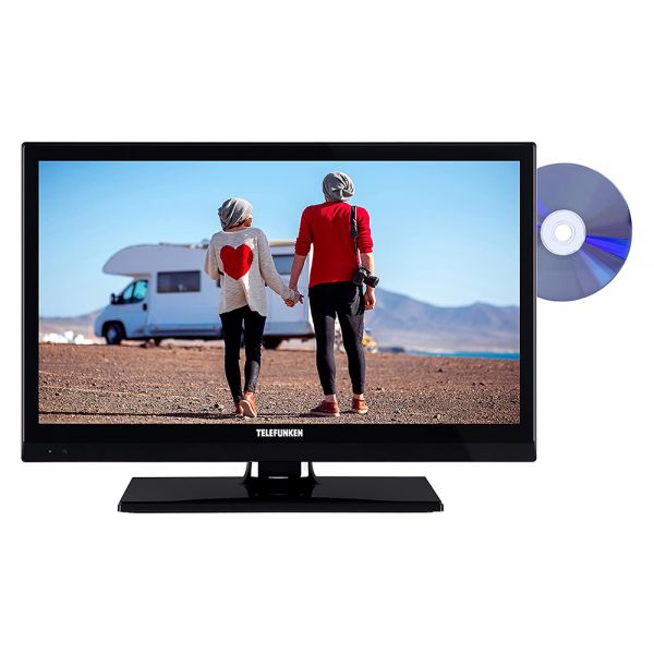 Telefunken L22F275I3D LED-Fernseher 55cm 22 Zoll Full HD TV DVD DVB-T2/C/S2 100Hz gebraucht