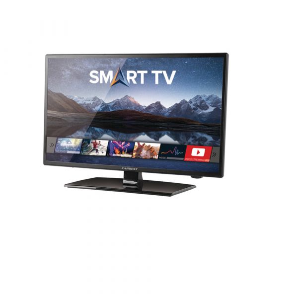 Carbest Smart LED TV 21,5" Wifi Camping 55cm DVB-S2/-T2/-C Fernseher 12V 230V Android