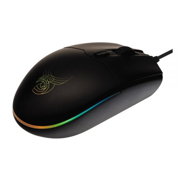 L33T HOFUD Gaming-Maus Kabelgebunden optisch 6 Tasten 3200 DPI PC