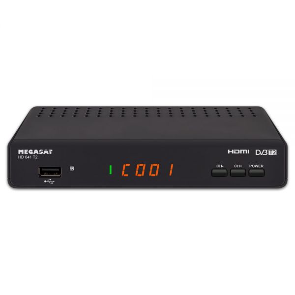 Megasat HD 641 T2 DVB-T terrestrischer Receiver HDTV DVB-T2 gebraucht