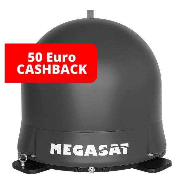 Megasat Campingman Portable ECO Graphit vollautomatische mobile Sat Satelliten Antenne System