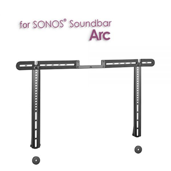 my wall HS 9 L Wandhalterung für SONOS Halterung für SONOS® Arc Soundbar HS9L schwarz